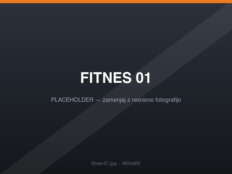 Fitnes oprema — primer 1