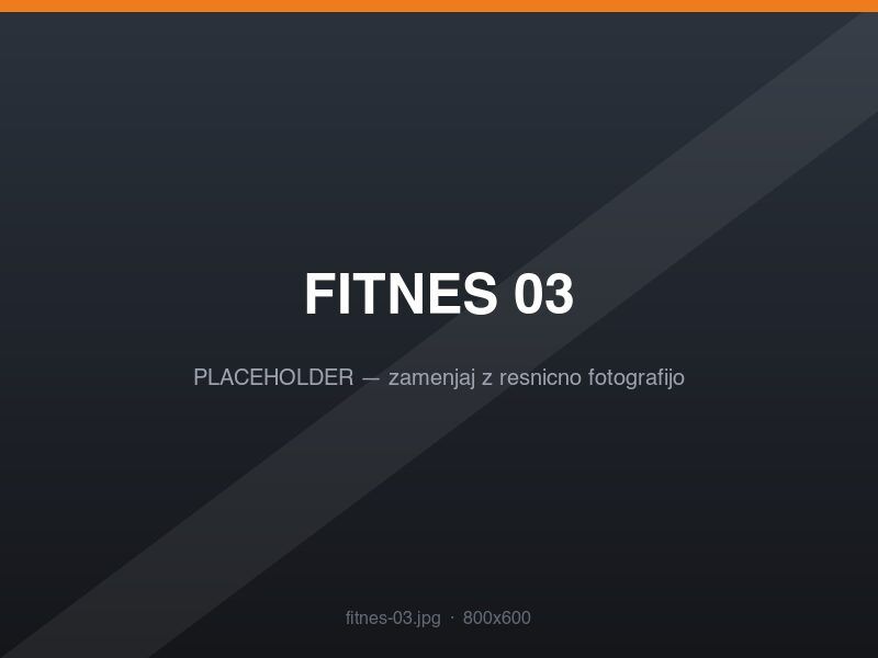 Fitnes oprema — primer 3