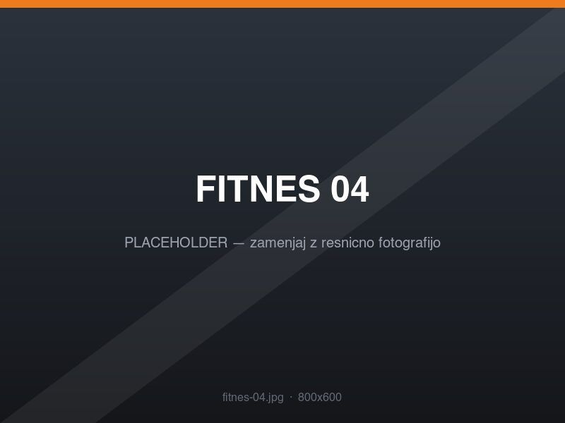 Fitnes oprema — primer 4
