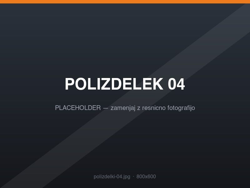 Polizdelki in razrez — primer 4